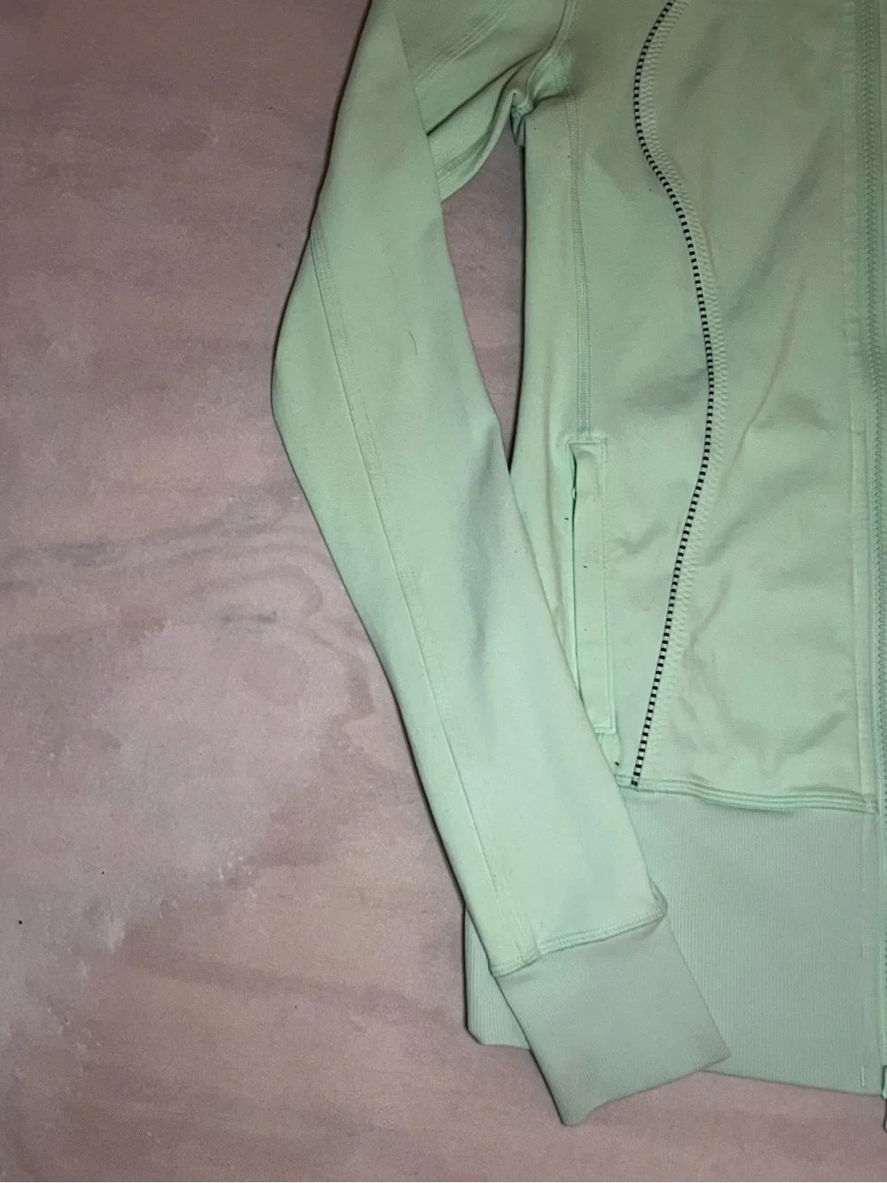 lululemon athletica Pale Mint Full-Zip Bomber Jacket